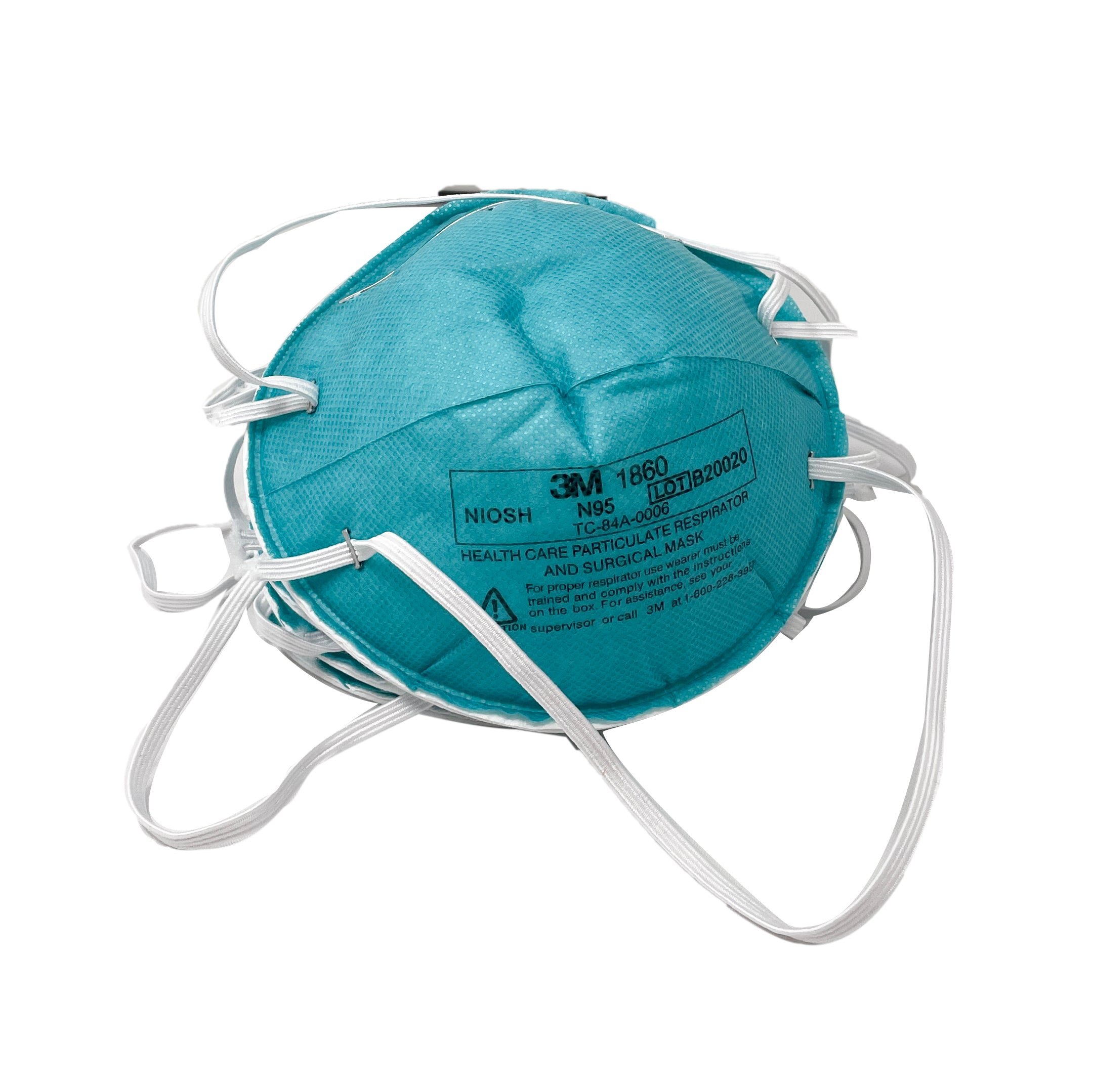 3M 1860S N95 Particulate Respirator & Surgical Mask