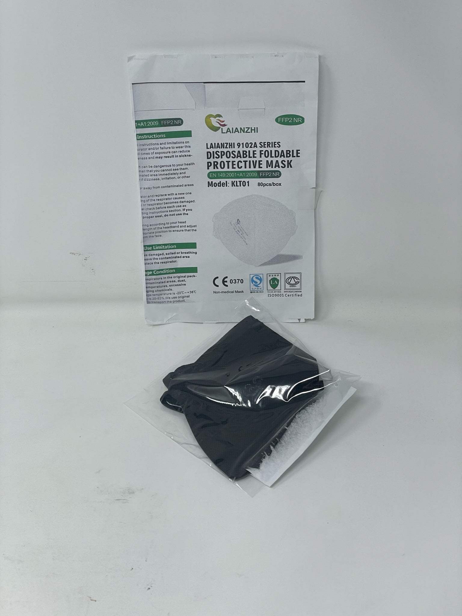 Laianzhi 9102A Series FFP2 Disposable Protective Mask Model KLT01