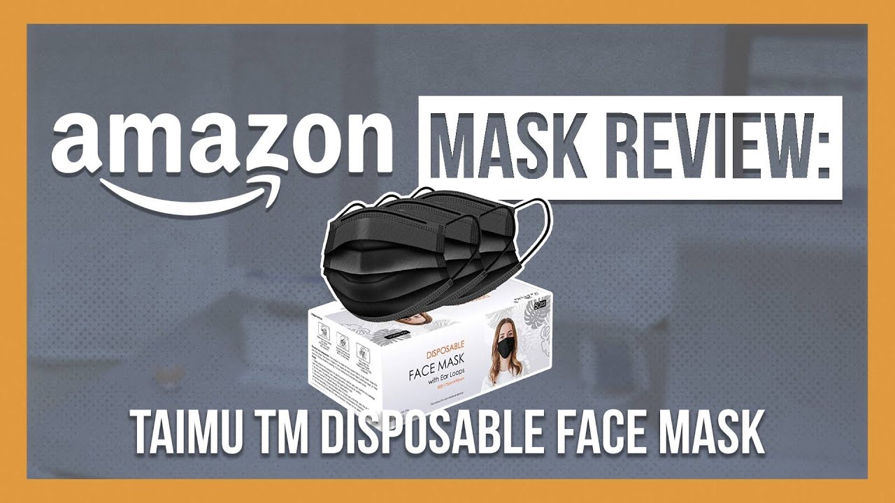 Taimu TM Black Disposable Masks