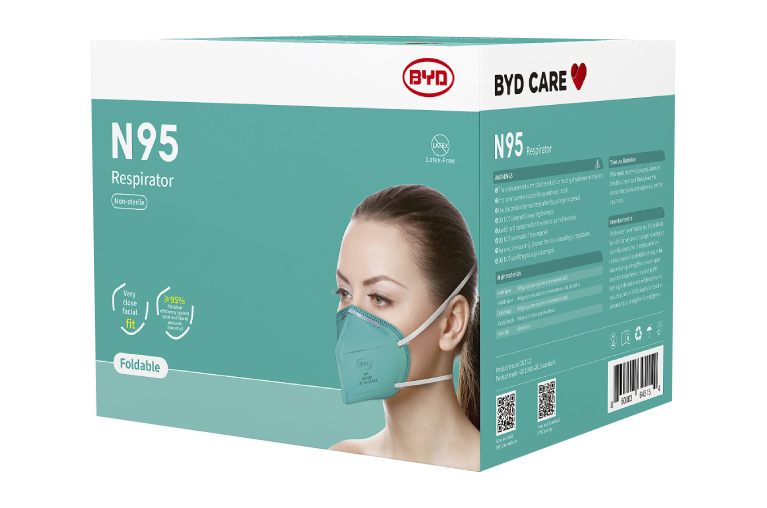 OfficeDepot BYD Care N95 Particulate Respirator