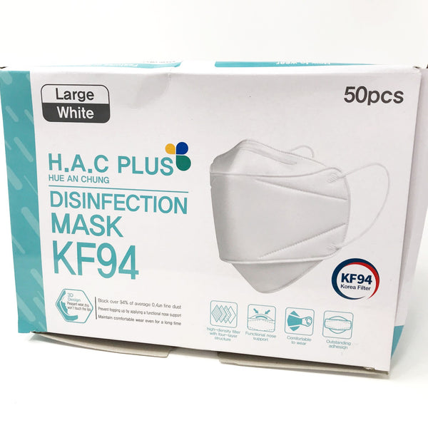 White Face Mask 10-Pack KF94 Face Masks - Adjustable Strap 4-Layer Protection (Made In Korea) Kn95 Masks For Adults - Foto 3