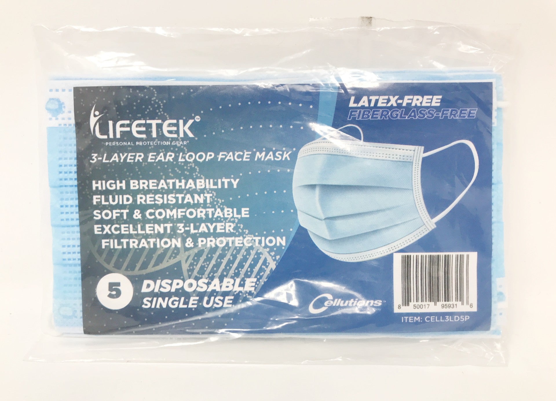 Lifetek Personal Protection Gear Face Mask