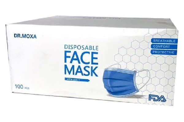 Dr Moxa (3) ASTM Lvl 2 Disposable Face Masks
