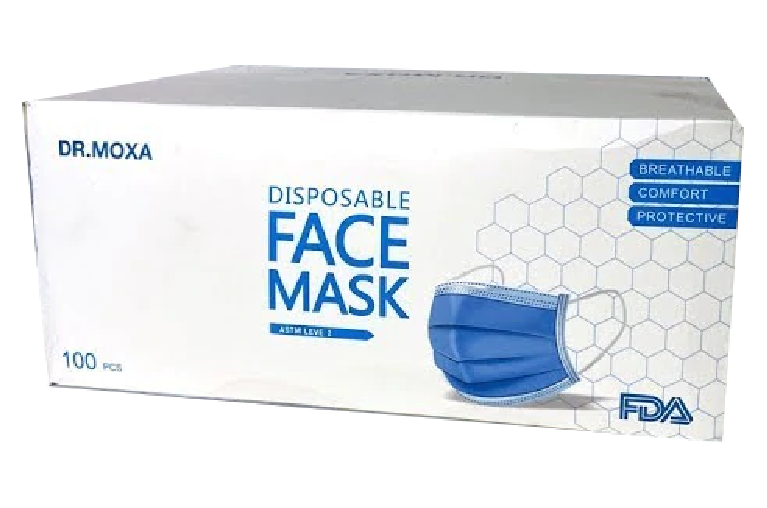 Dr. Moxa Blue Disposable Face Masks – Armbrust American