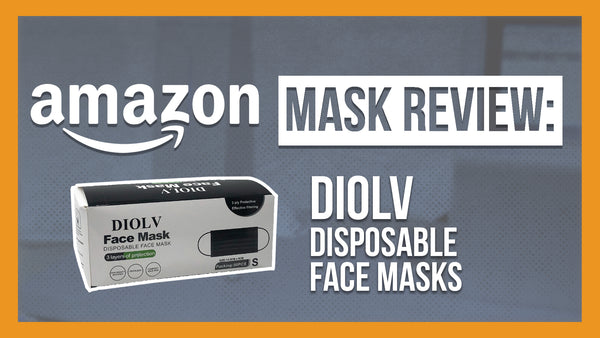 DIOLV 3-Layer Black Protective Disposable Face Masks