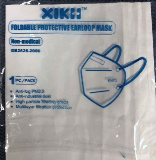 XIKH Foldable Protective Earloop Mask Non-Medical