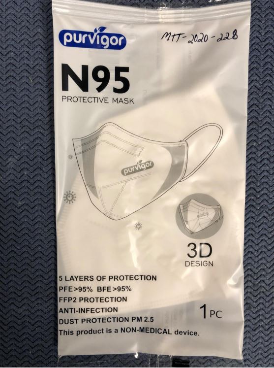 Purvigor N95 Protective Mask