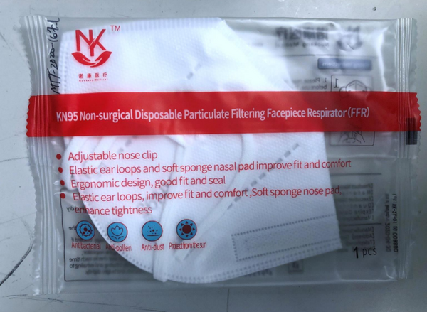 Nuokang Medical KN95 Non-Surgical Disposable Particulate FFR