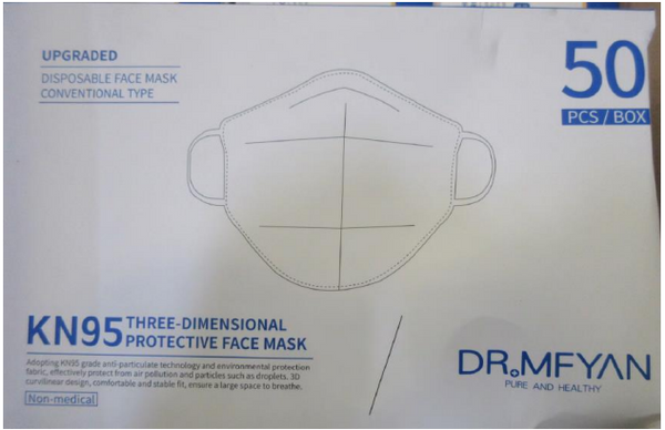 Dr Mfyan KN95 Three-Dimensional Protective Respirator