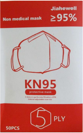 Jiahewell	KN95 Protective Mask (Non-Medical)