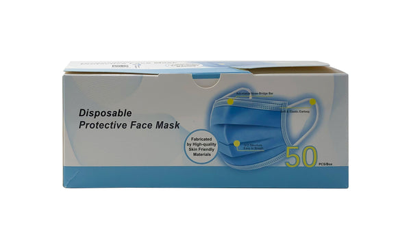 Hxihan Blue Disposable Protective Face Masks