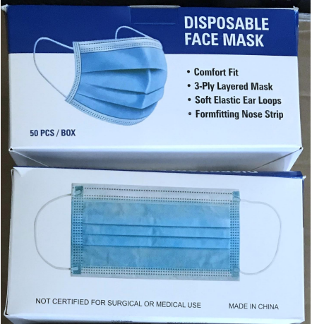 Jingdi Medical	Disposable Face Mask