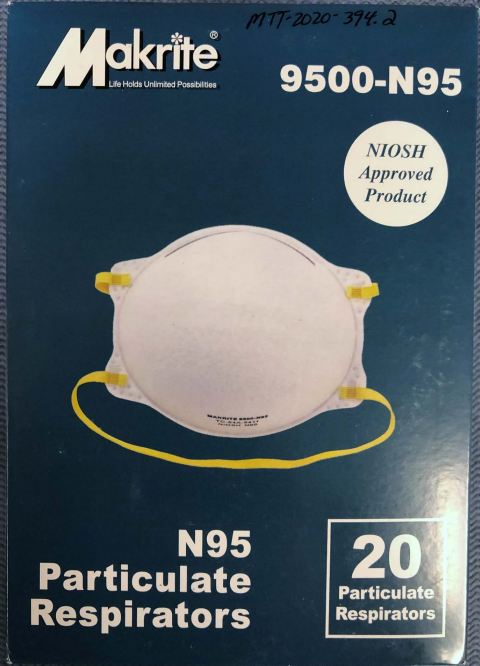 Makrite 9500-N95; Lot# 051420