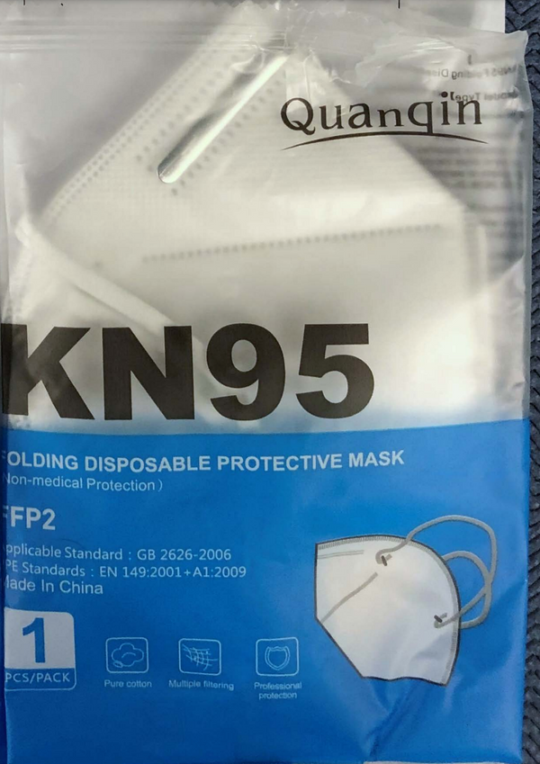 Quanqin KN95 Folding Disposable Protective Mask