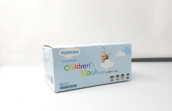 Mystcare Kids Blue 3lyr Filter Disposable Face Masks