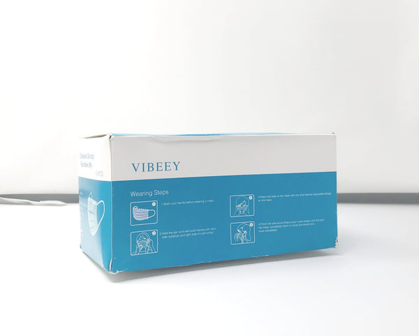 Vibeey (1) Blue 3ply Professional Disposable Face Masks