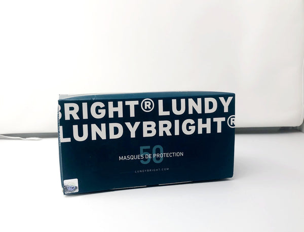 LundyBright 3-ply Disposable Face Masks