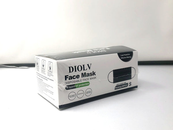 DIOLV (Kids) 3 layer Filteration Disposable Face Masks
