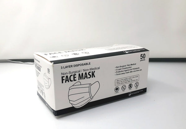Wyze Blue 3 ply Breathable Disposable Face Masks