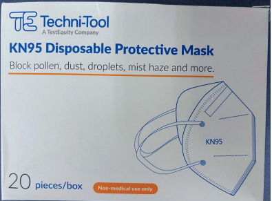 Techni Tool Adult / KN95 Disposable Protective Mask (Non-medical)
