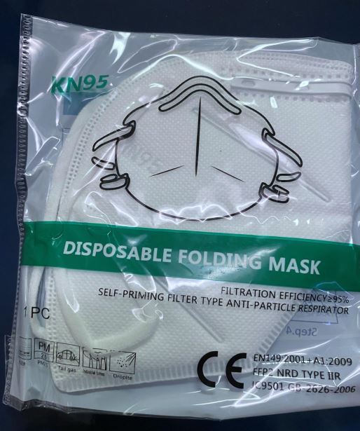 Qixun Scientific KN95 Disposable Folding Mask
