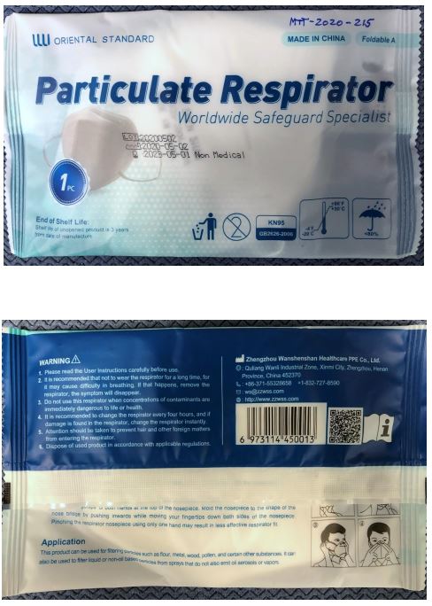 Oriental Standard Particulate Respirator