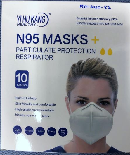 Yi Hu Kang-Healthy N95 Masks + Particulate Protection Respirator