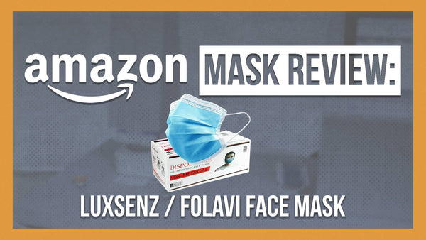 LUXSENZ Blue 3-ply Disposable Face Masks