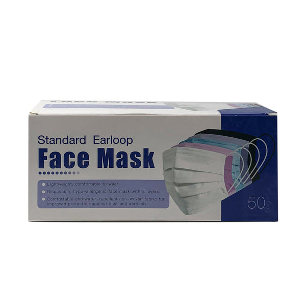 Standard Earloop Disposable Face Masks