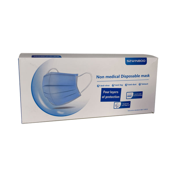 Szwinboo 4-Layer Blue Disposable Mask by WBGD