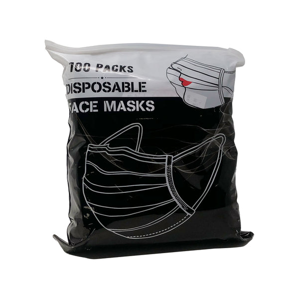 Wecolor Black 3ply Disposable Face Masks
