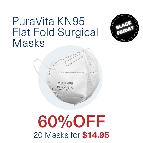 Black Friday: PuraVita KN-STYLE Surgical Mask | FDA 510(K) Cleared